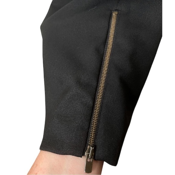 Stella McCartney Vivian Skinny Zip Black Pants Size Italian 40, US 4-6 - Picture 3 of 15